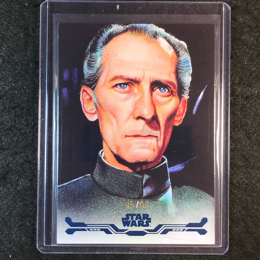 2025 Star Wars Smugglers Outpost GRAND MOFF TARKIN Stellar Art Blue 45/99 #38