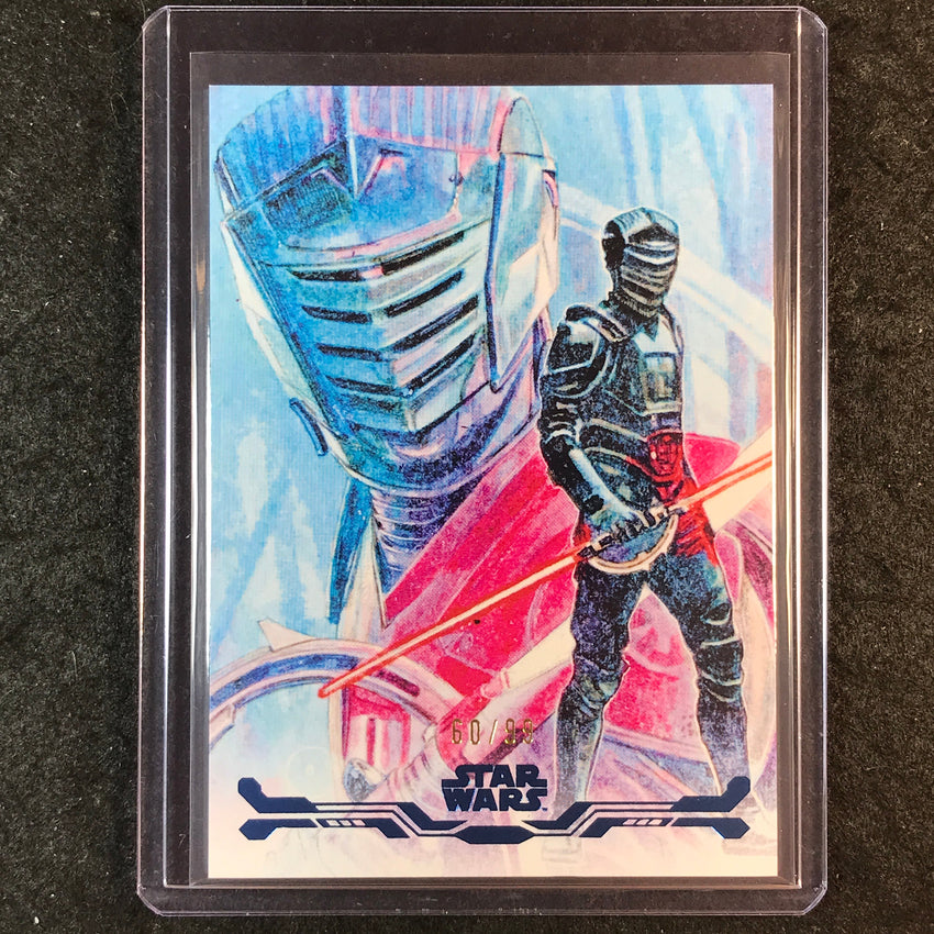 2025 Topps Star Wars Smugglers Outpost MARROK Stellar Art Card Blue 60/99 #61
