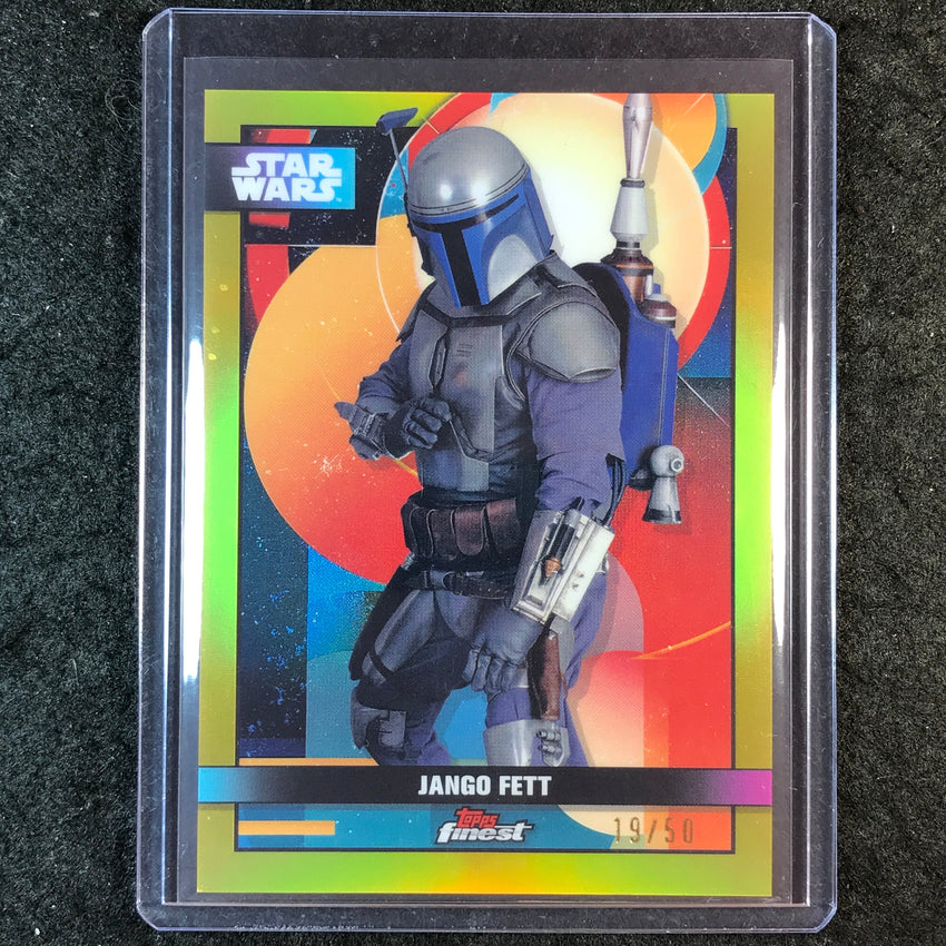 2025 Topps Star Wars Smugglers Outpost JANGO FETT Finest Gold 19/50
