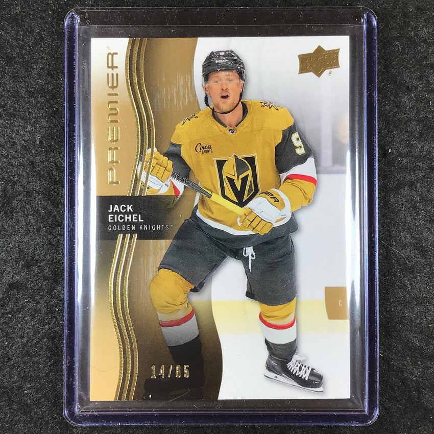 2023-24 Premier NHL JACK EICHEL Base Gold 14/65 #26