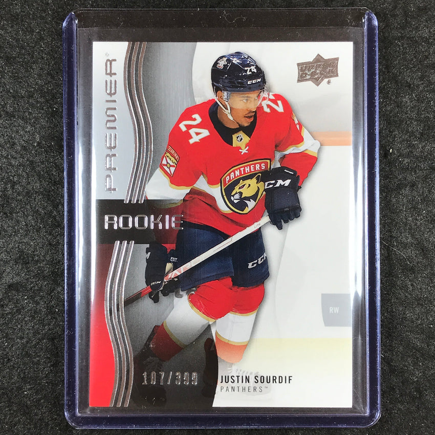 2023-24 Premier NHL JUSTIN SOURDIF Rookie Base 107/399 #143