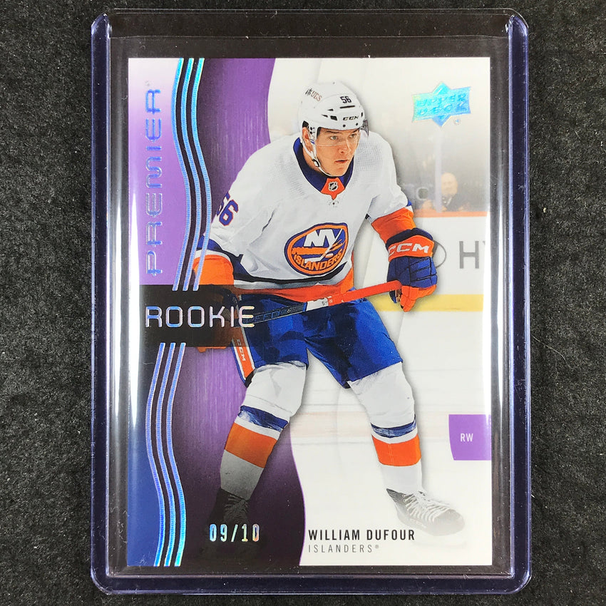 2023-24 Premier NHL WILLIAM DUFOUR Rookie Base Purple 9/10 #105
