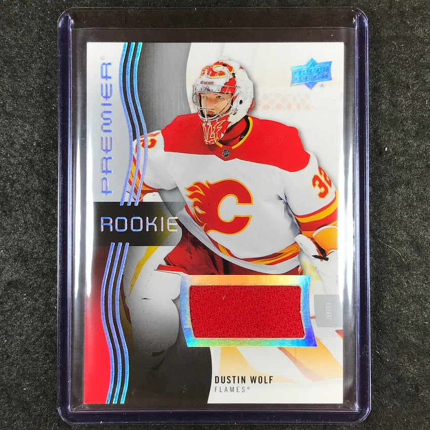 2023-24 Premier NHL DUSTIN WOLF Rookie Base Jersey Patch #117