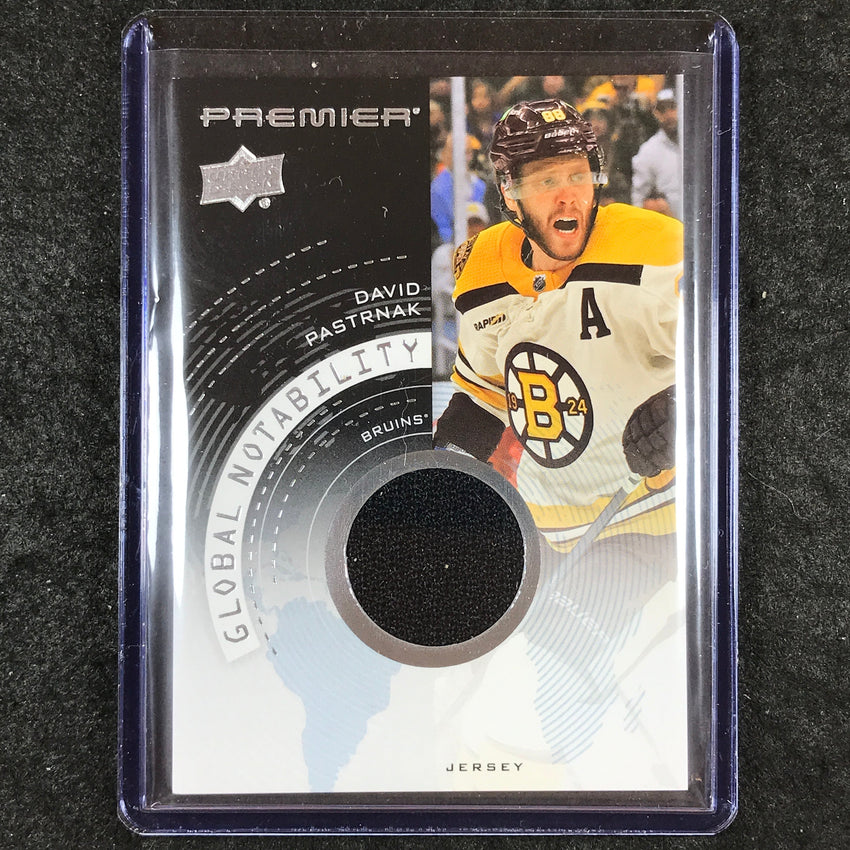 2023-24 Premier NHL DAVID PASTRNAK Global Notability Jersey Relic #DP