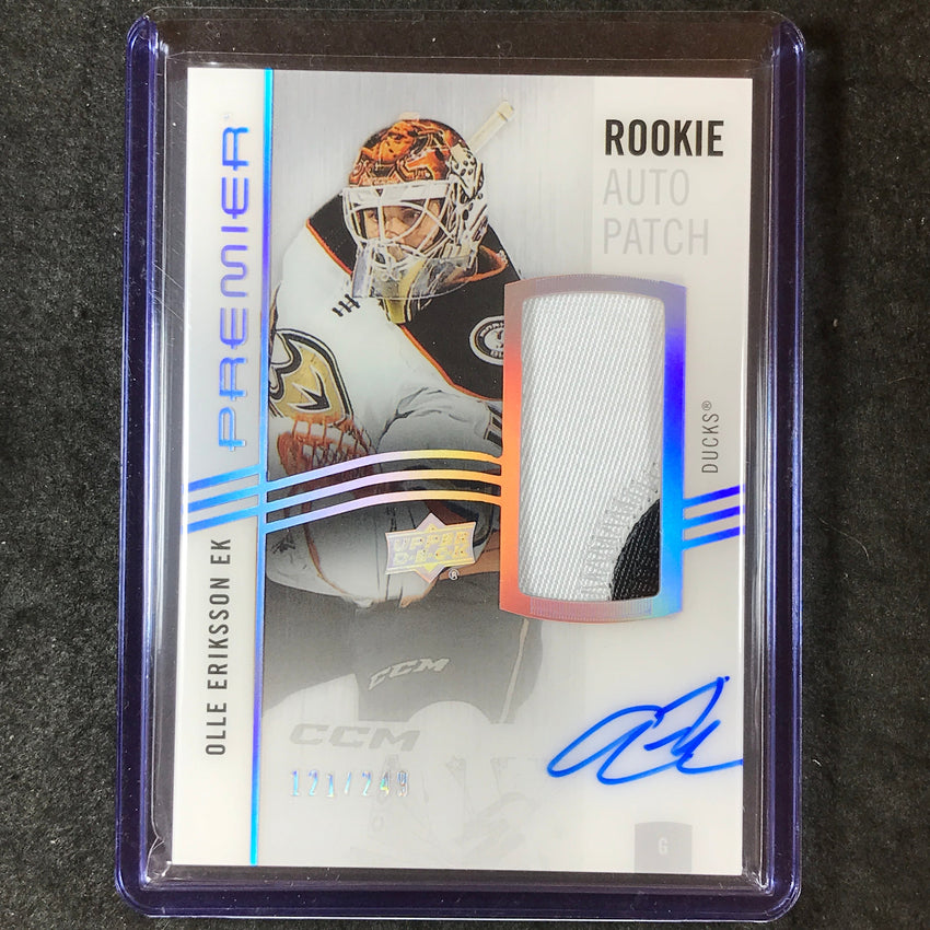 2023-24 Premier NHL OLLE ERIKSSON EK Rookie Patch Auto Acetate 121/249