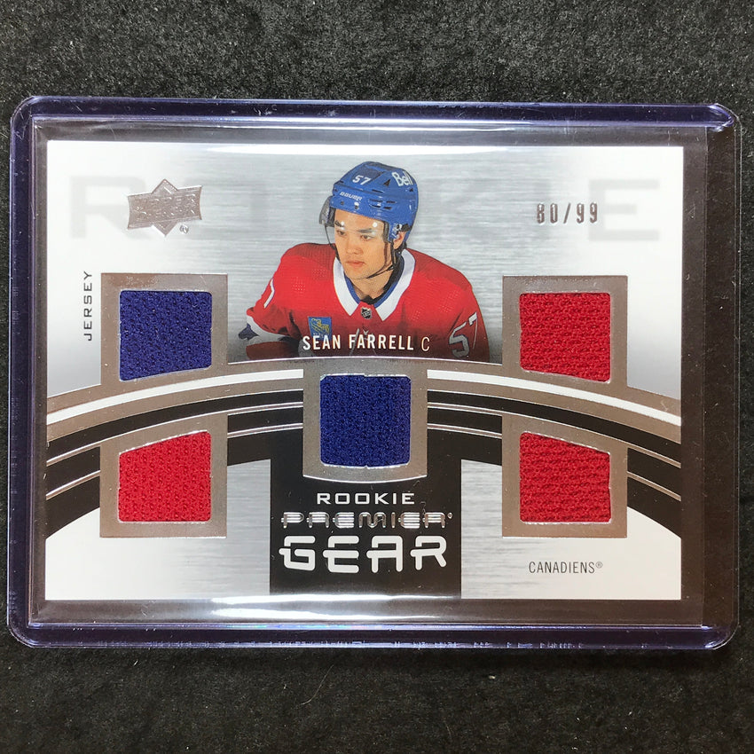 2023-24 Premier NHL SEAN FARRELL Rookie Premier Gear Relic 80/99