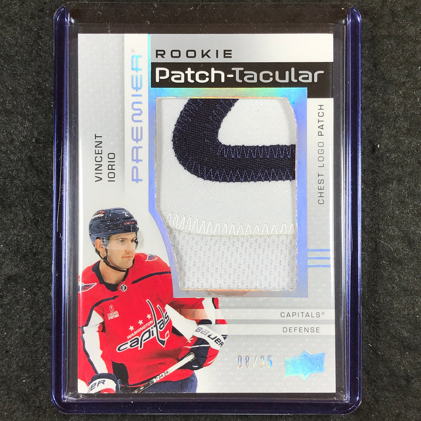 2023-24 Premier NHL VINCENT IORIO Rookie Patch-Tacular 8/25
