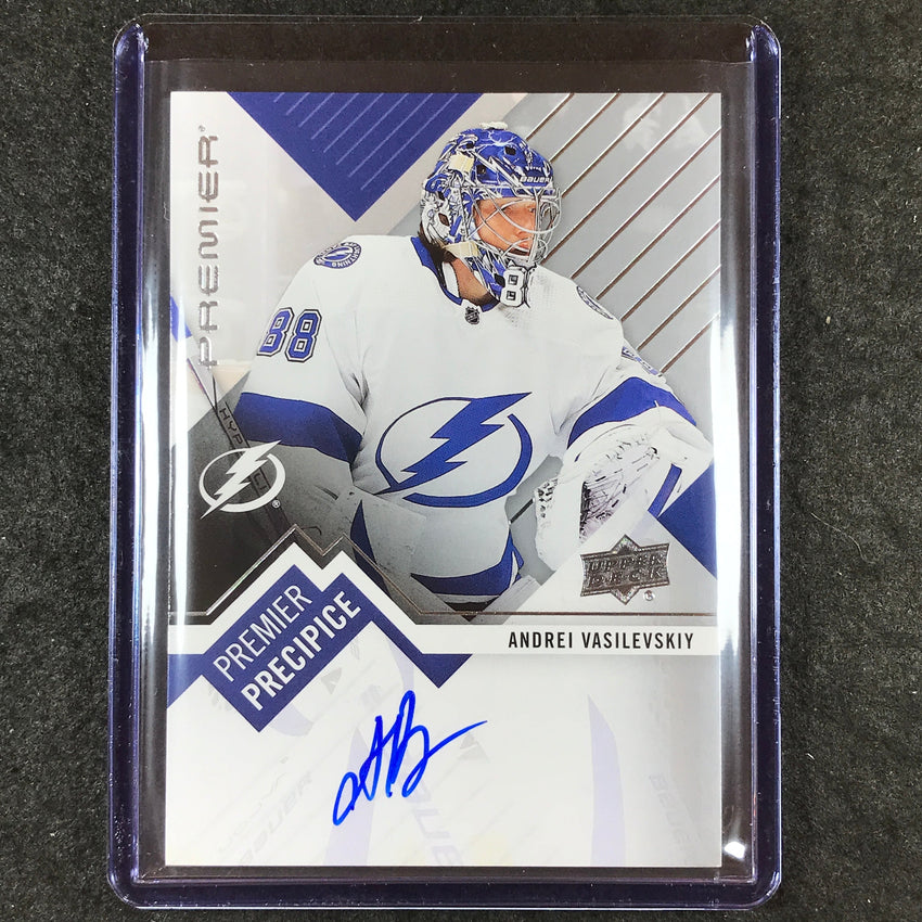 2023-24 Premier NHL ANDREI VASILEVSKIY Premier Precipice Auto #AV