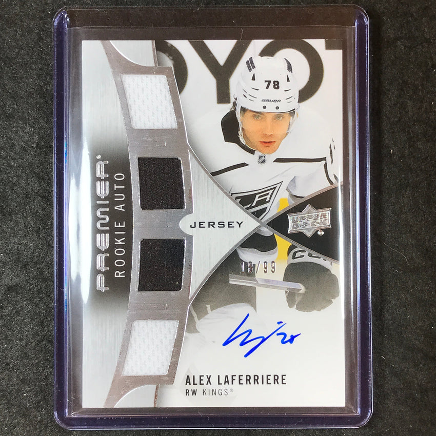 2023-24 Premier NHL ALEX LAFERRIERE Rookie Patch Auto Quad 18/99 #AL