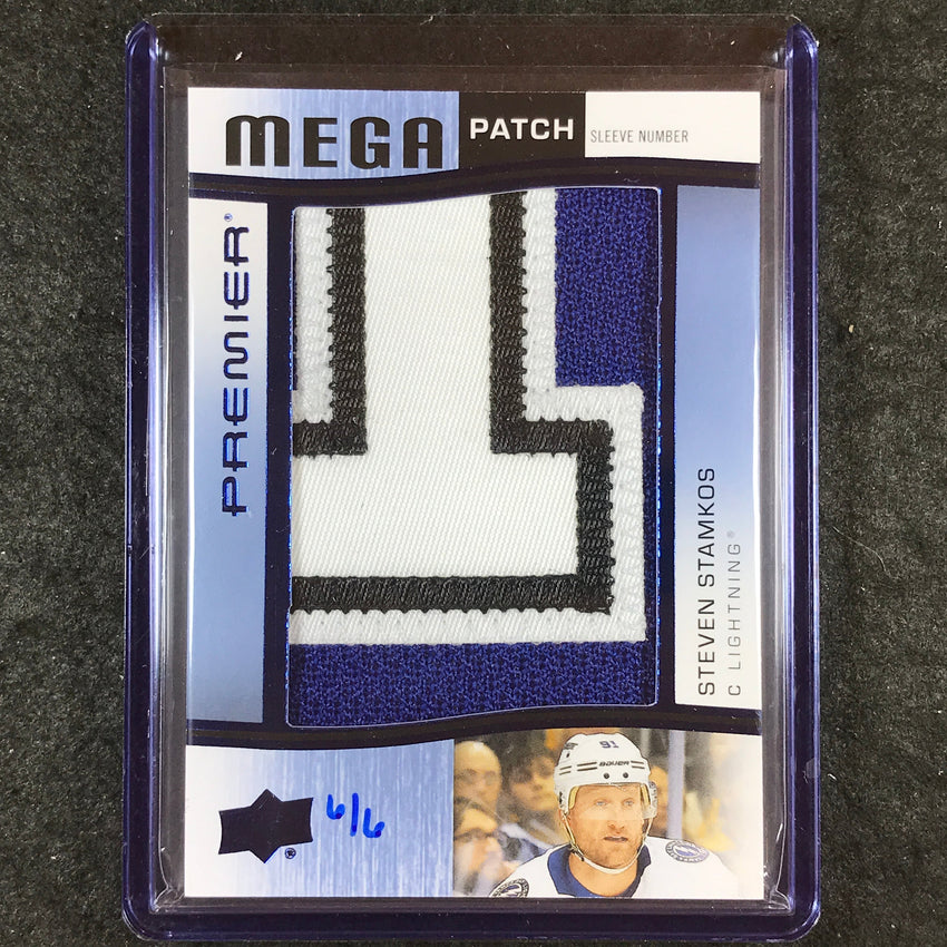 2023-24 Premier NHL STEVEN STAMKOS Premier Mega Patch Sleeve Number 6/6