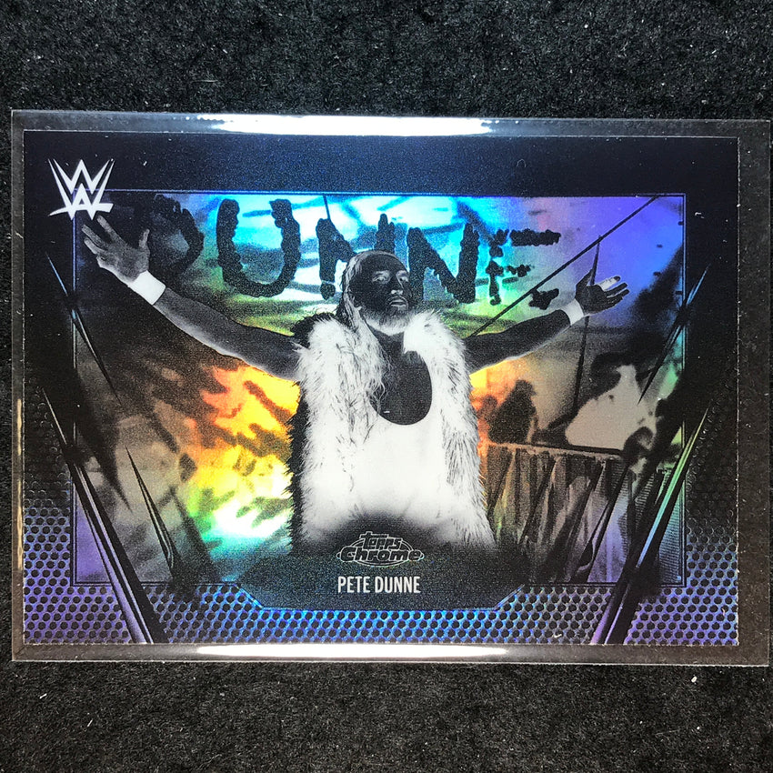 2026 Topps Chrome WWE PETE DUNNE Base Negative #62