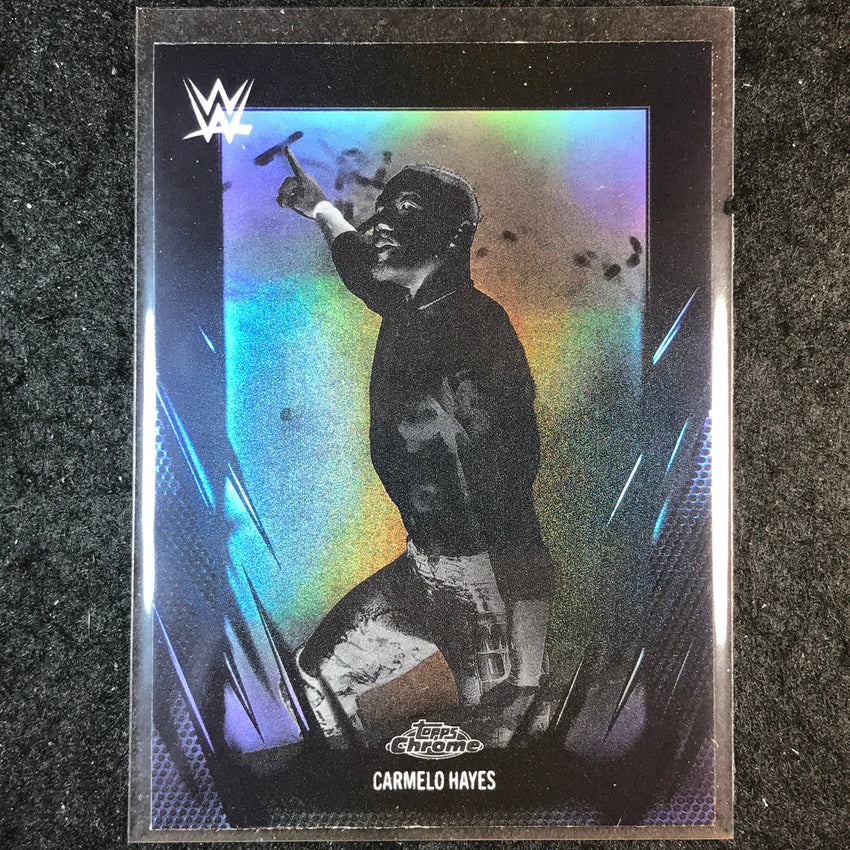2026 Topps Chrome WWE CARMELO HAYES Base Negative #70