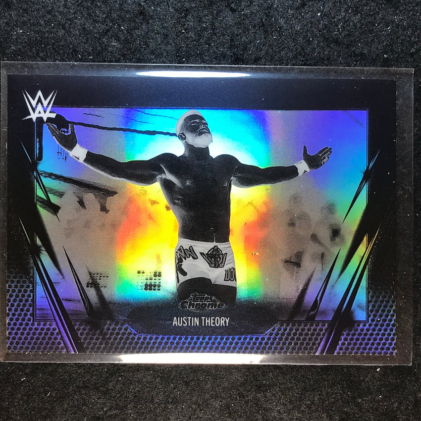 2026 Topps Chrome WWE AUSTIN THEORY Base Negative #77