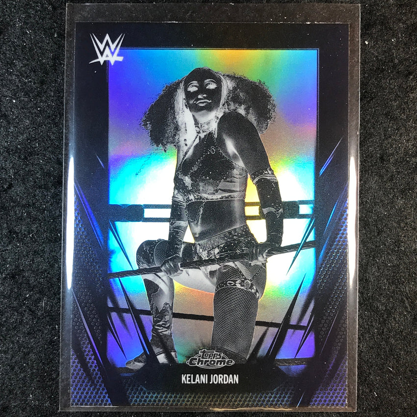 2026 Topps Chrome WWE KELANI JORDAN Base Negative #95