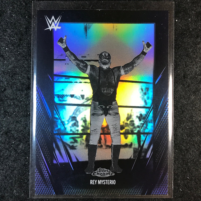 2026 Topps Chrome WWE REY MYSTERIO Base Negative #97