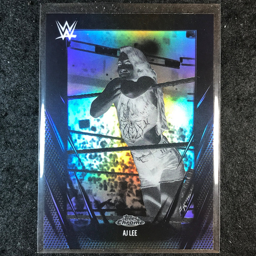 2026 Topps Chrome WWE AJ LEE Base Negative #105