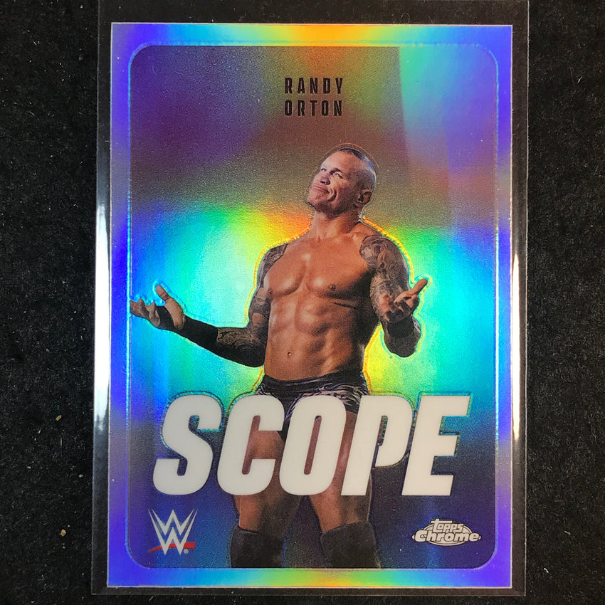 2026 Topps Chrome WWE RANDY ORTON Scope Refractor #SCO-15