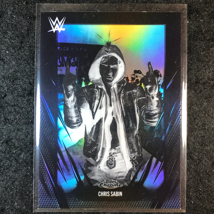 2026 Topps Chrome WWE CHRIS SABIN Base Negative #124