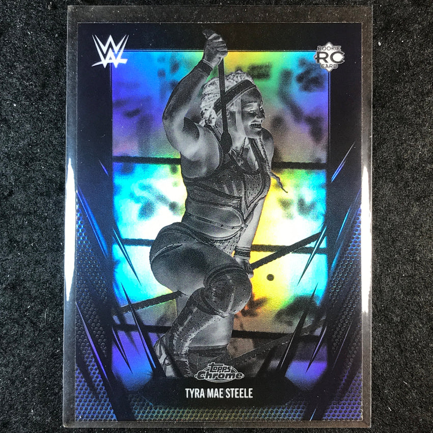 2026 Topps Chrome WWE TYRA MAE STEELE Rookie Base Negative #144