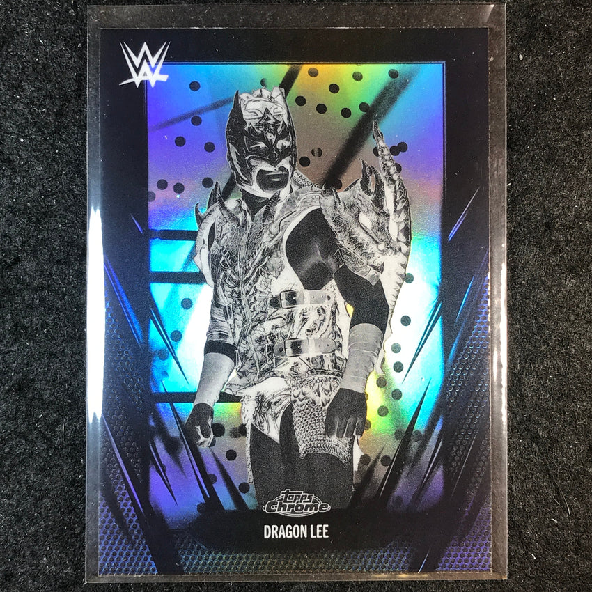 2026 Topps Chrome WWE DRAGON LEE Base Negative #155