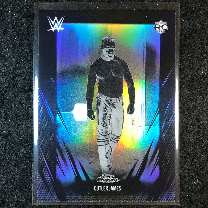 2026 Topps Chrome WWE CUTLER JAMES Rookie Base Negative #157