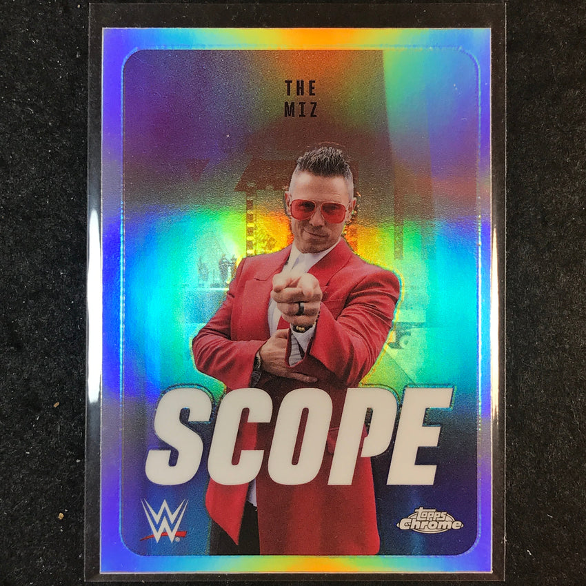 2026 Topps Chrome WWE THE MIZ Scope Refractor #SCO-18