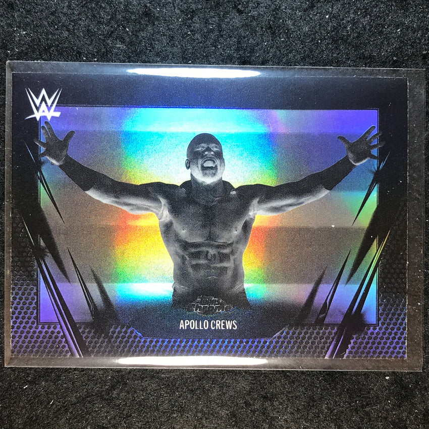2026 Topps Chrome WWE APOLLO CREWS Base Negative #175