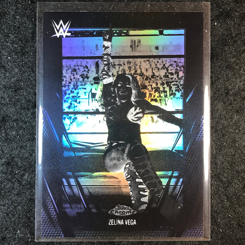 2026 Topps Chrome WWE ZELINA VEGA Base Negative #189