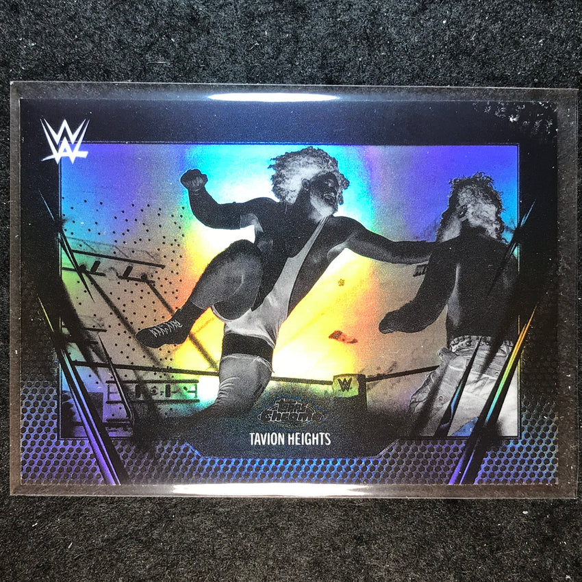 2026 Topps Chrome WWE TAVION HEIGHTS Base Negative #196
