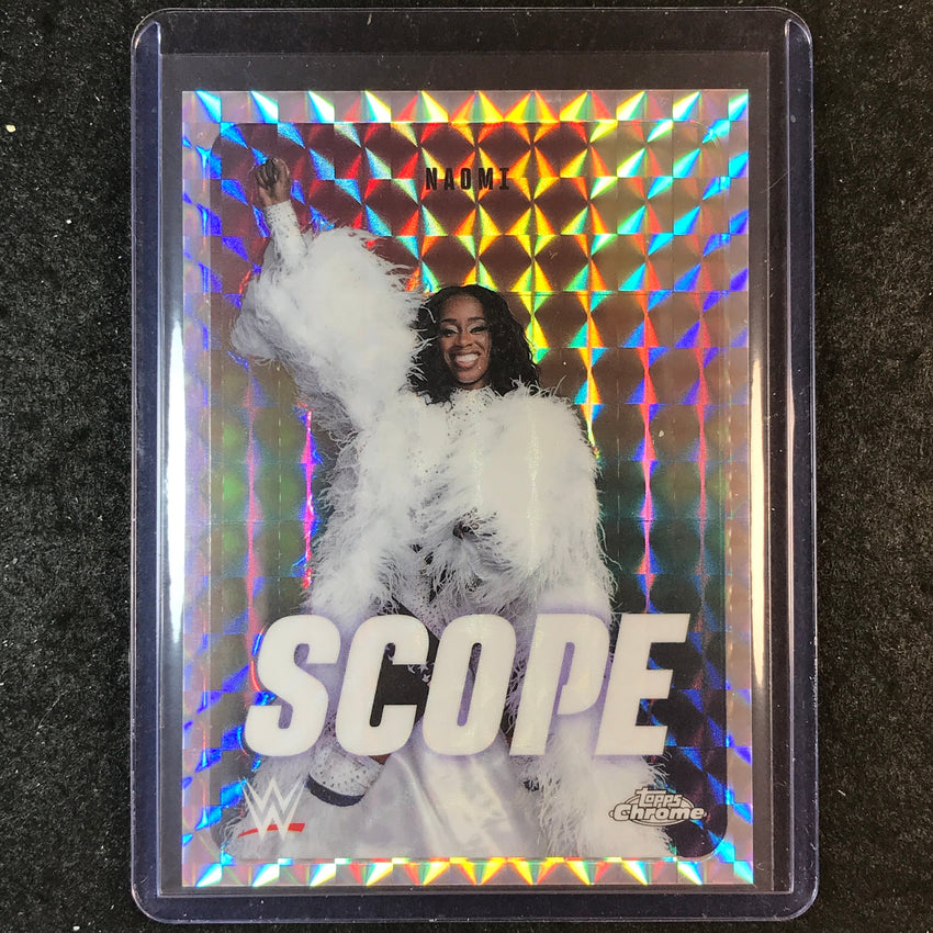 2026 Topps Chrome WWE NAOMI Scope Geometric #39