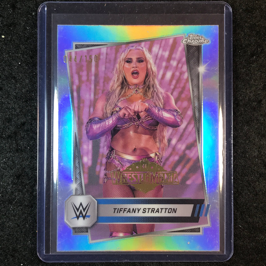 2026 Topps Chrome WWE TIFFANY STRATTON 2025 Buybacks Refractor 44/150 #182