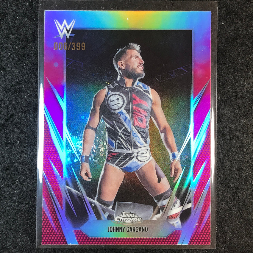 2026 Topps Chrome WWE JOHNNY GARGANO Base Magenta /399 #15