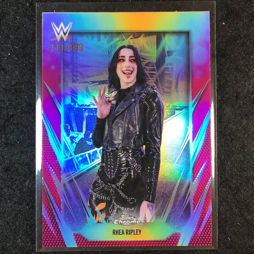 2026 Topps Chrome WWE RHEA RIPLEY Base Magenta /399 #20