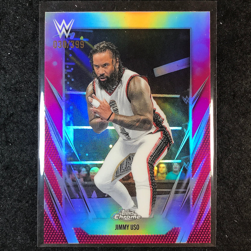 2026 Topps Chrome WWE JIMMY USO Base Magenta /399 #31