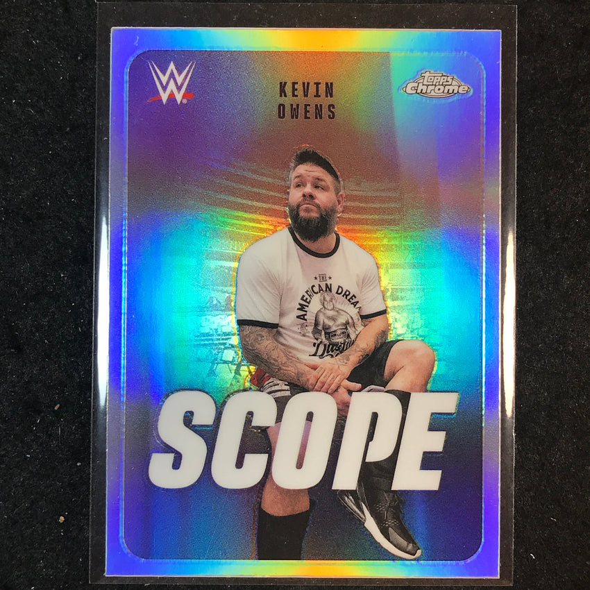 2026 Topps Chrome WWE KEVIN OWENS Scope Refractor #SCO-24