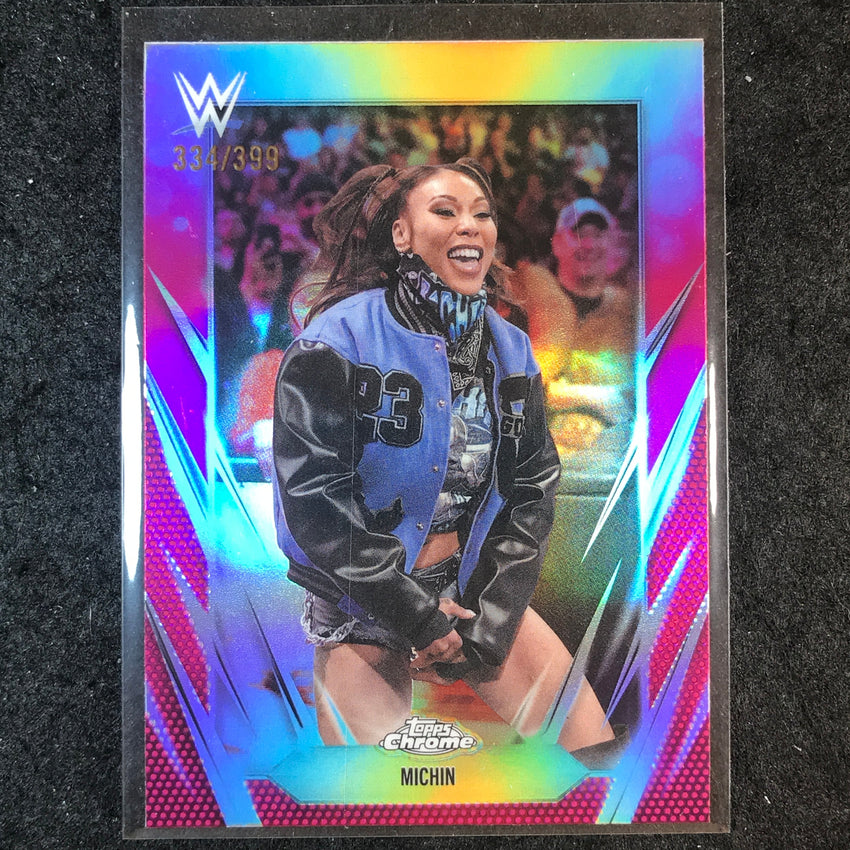 2026 Topps Chrome WWE MICHIN Base Magenta /399 #32