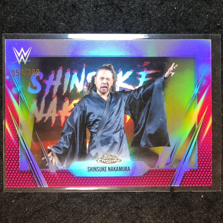 2026 Topps Chrome WWE SHINSUKE NAKAMURA Base Magenta /399 #36