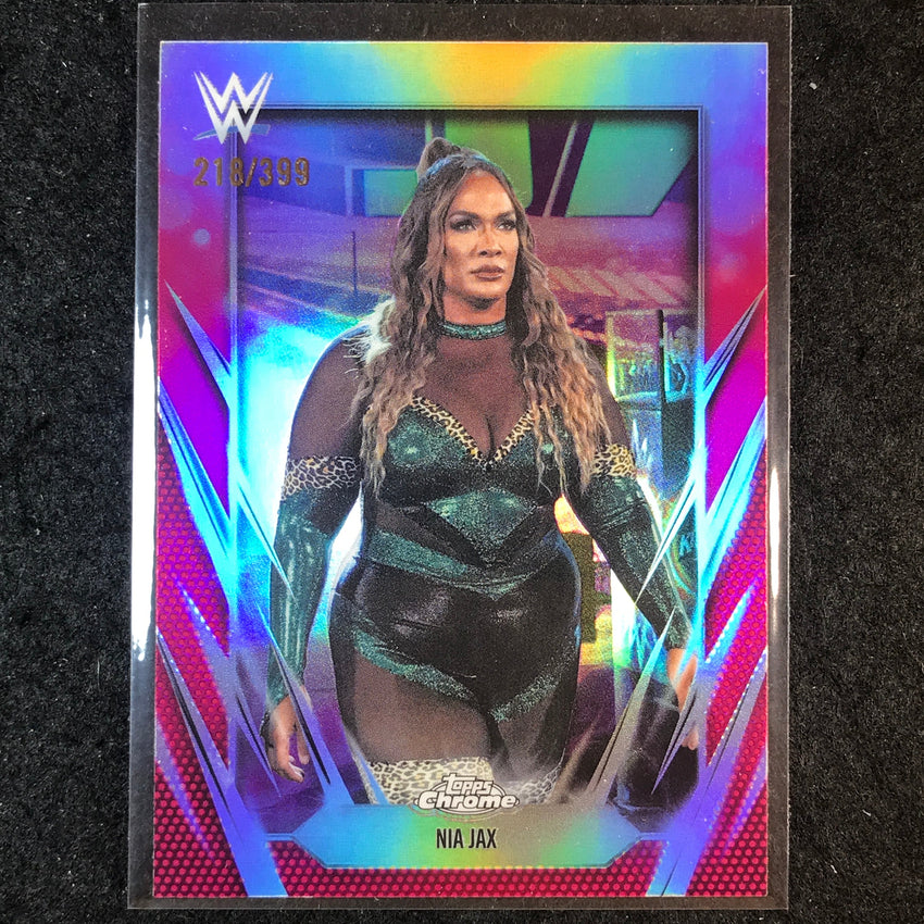 2026 Topps Chrome WWE NIA JAX Base Magenta /399 #37