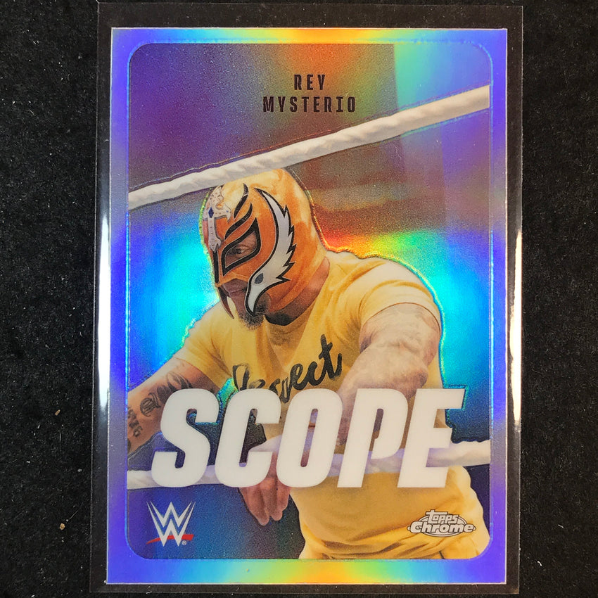 2026 Topps Chrome WWE REY MYSTERIO Scope Refractor #SCO-26