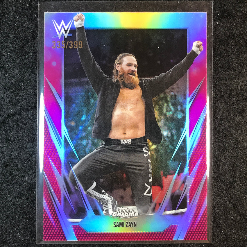 2026 Topps Chrome WWE SAMI ZAYN Base Magenta /399 #67