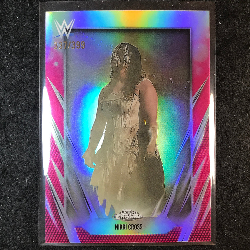 2026 Topps Chrome WWE NIKKI CROSS Base Magenta /399 #132