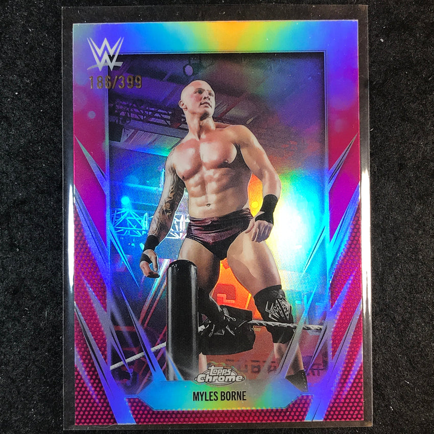 2026 Topps Chrome WWE MYLES BORNE Base Magenta /399 #141