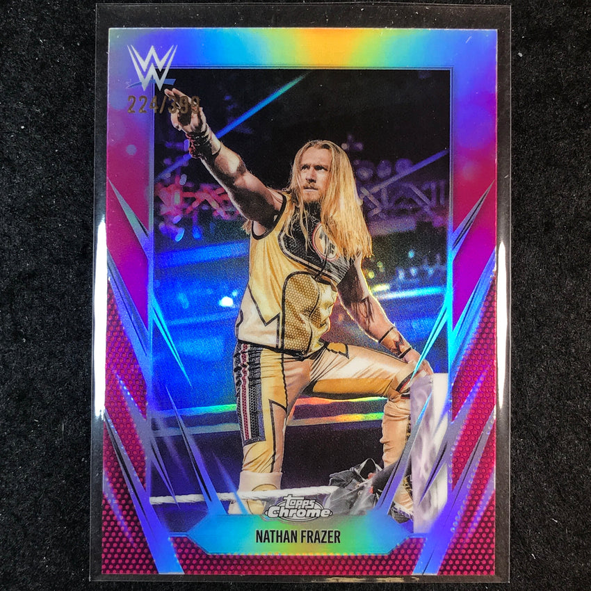 2026 Topps Chrome WWE NATHAN FRAZER Base Magenta /399 #146