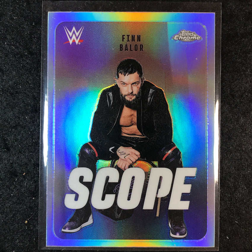 2026 Topps Chrome WWE FINN BALOR Scope Refractor #SCO-31