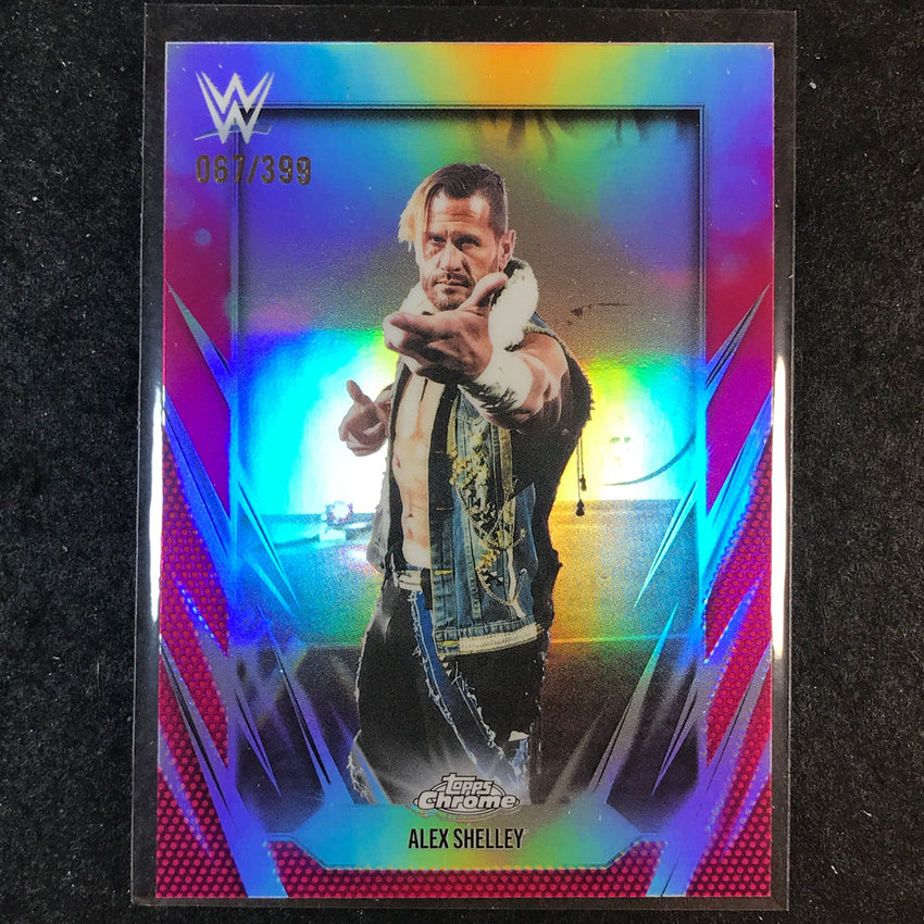 2026 Topps Chrome WWE ALEX SHELLEY Base Magenta /399 #152