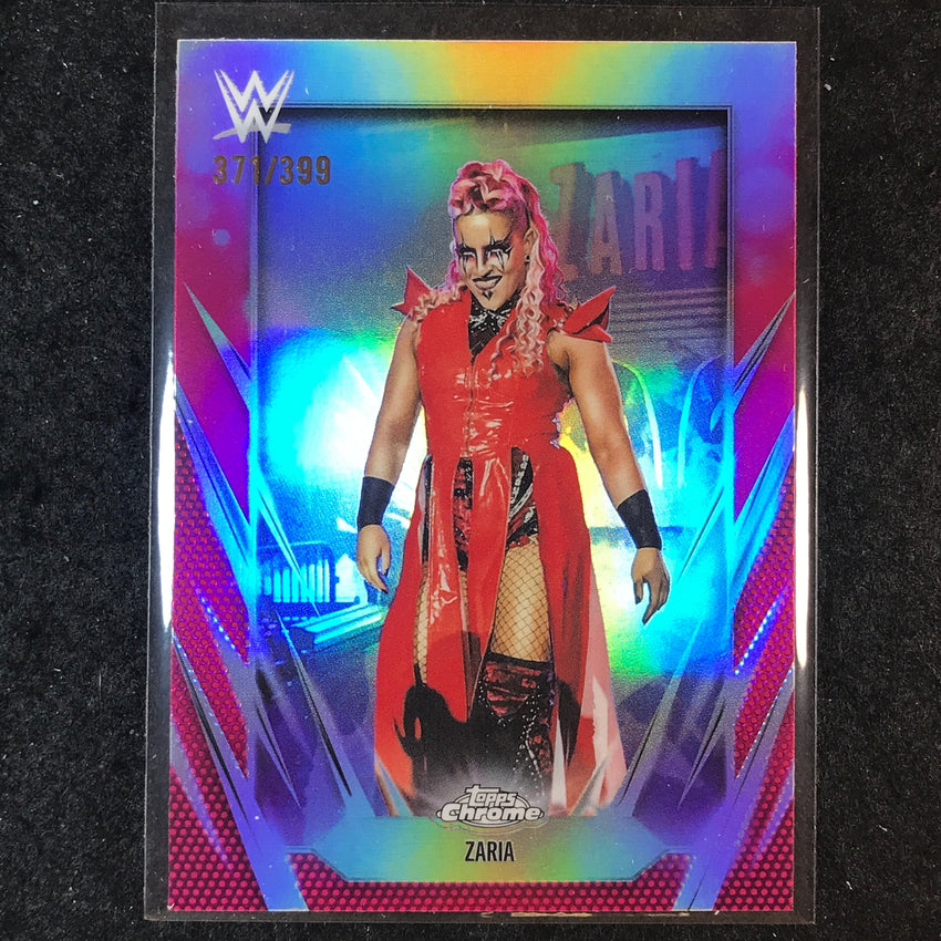 2026 Topps Chrome WWE ZARIA Base Magenta /399 #158