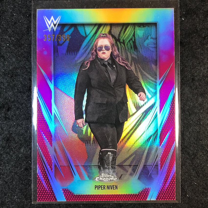 2026 Topps Chrome WWE PIPER NIVEN Base Magenta /399 #162