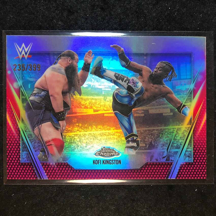 2026 Topps Chrome WWE KOFI KINGSTON Base Magenta /399 #166