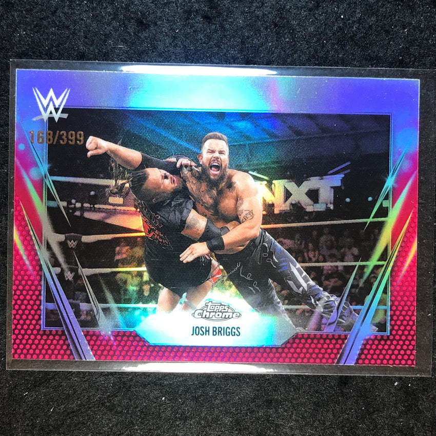2026 Topps Chrome WWE JOSH BRIGGS Base Magenta /399 #187