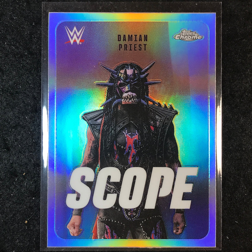 2026 Topps Chrome WWE DAMIAN PRIEST Scope Refractor #SCO-32